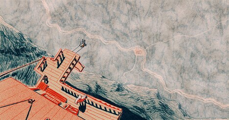 「氷を売る親子」場面カット