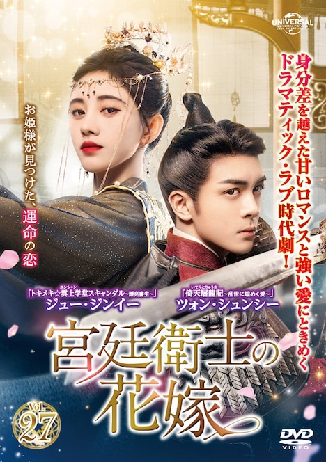 「宮廷衛士の花嫁」レンタルDVDのジャケット。