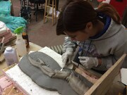 「キラーカブトガニ」メイキング写真