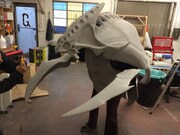 「キラーカブトガニ」メイキング写真