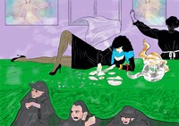 たなかみさき描き下ろし「月の寵児たち」イラスト