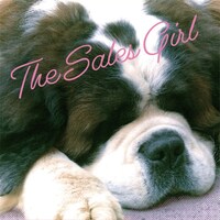 「セールス・ガールの考現学」前売り券特典のステッカービジュアル。