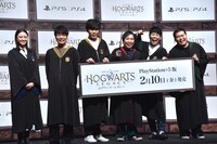 左から小林麗菜、9番街レトロの京極風斗、なかむら☆しゅん、霜降り明星のせいや、令和ロマンの髙比良くるま、松井ケムリ