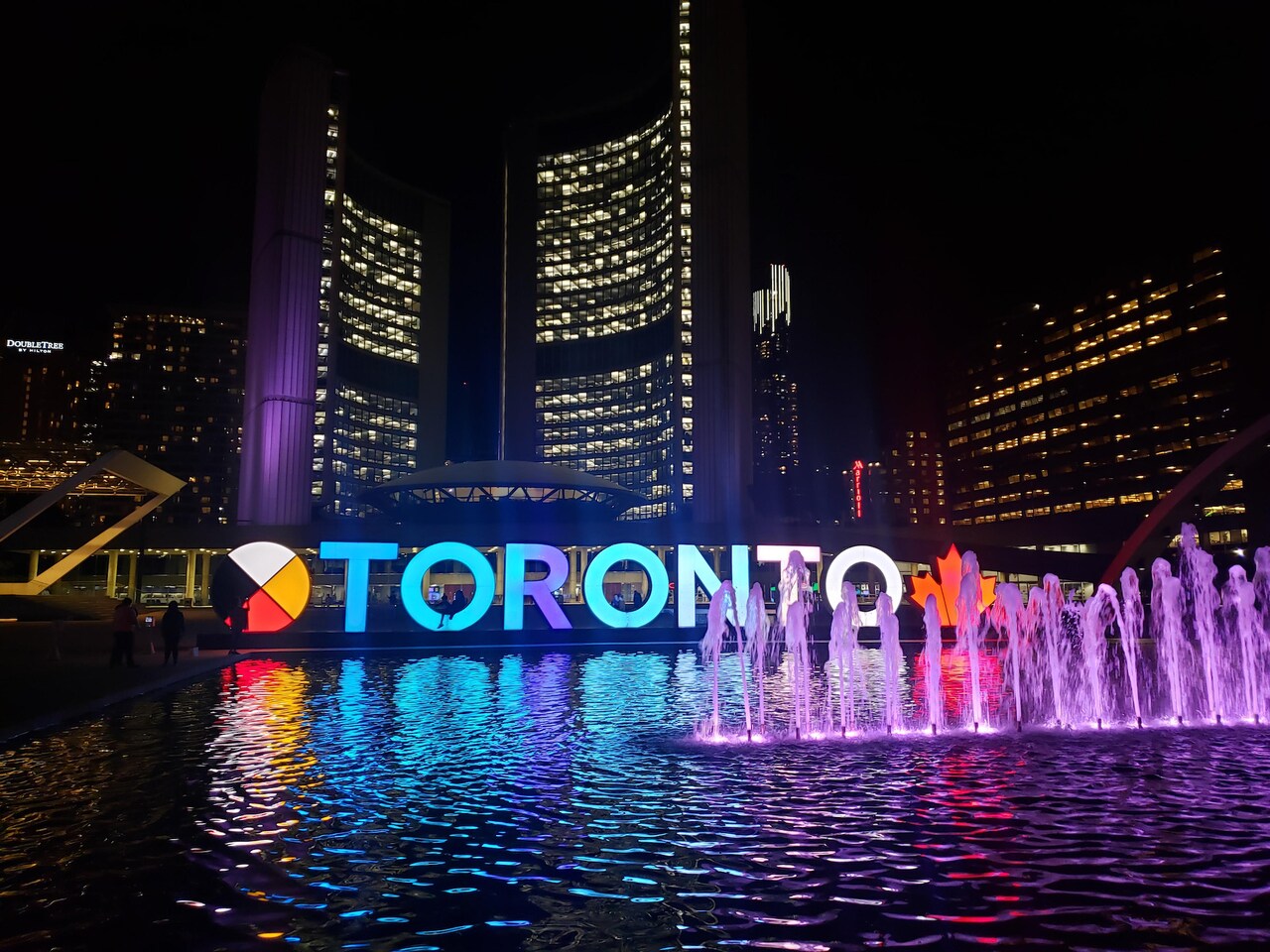 2019年に佐伯友麻が初めてトロント国際映画祭に参加した際の記念写真。