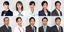 上段左から畑芽育、矢田亜希子、伊藤かずえ、馬渕英里何、飯田基祐。下段左から大鷹明良、糸瀬七葉、萩原聖人、森永悠希、勝村政信。