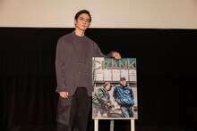 「アクターズ・ショート・フィルム3」舞台挨拶にて、「CRANK-クランク-」の監督を務めた高良健吾。