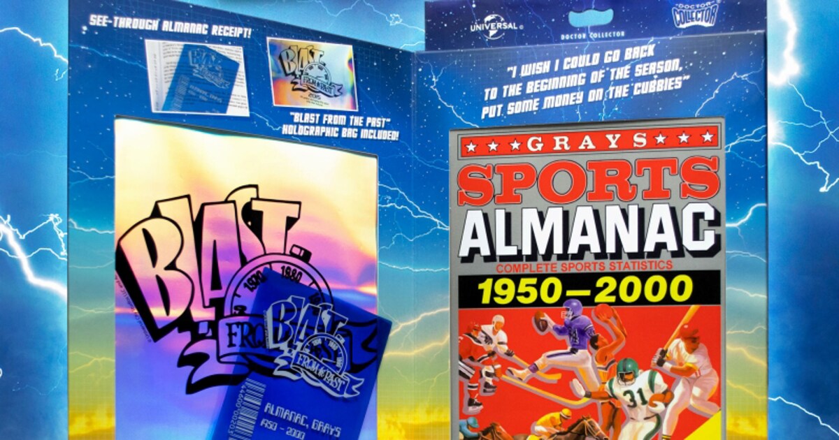 バック・トゥ・ザ・フューチャーPART2」スポーツ年鑑のレプリカが発売 