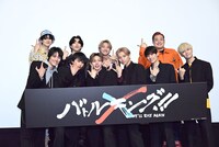 「バトルキング！！-We'll rise again-」舞台挨拶の様子。