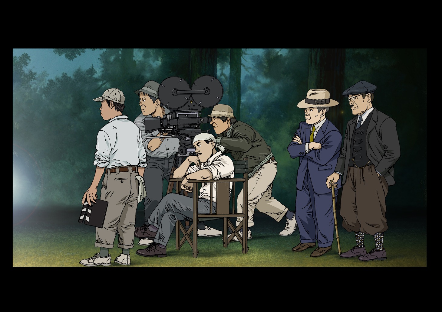 「山中貞雄に捧げる漫画映画『鼠小僧次郎吉』」場面カット
