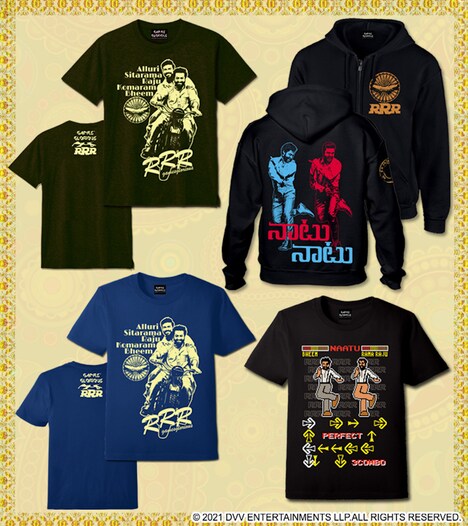 「RRR × GAMES GLORIOUS」コラボ商品イメージ