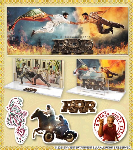 「RRR × GAMES GLORIOUS」コラボ商品イメージ