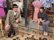 左から「歴史探偵」所長の佐藤二朗、貫地谷しほり。