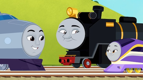 「映画 きかんしゃトーマス めざせ!夢のチャンピオンカップ」場面カット