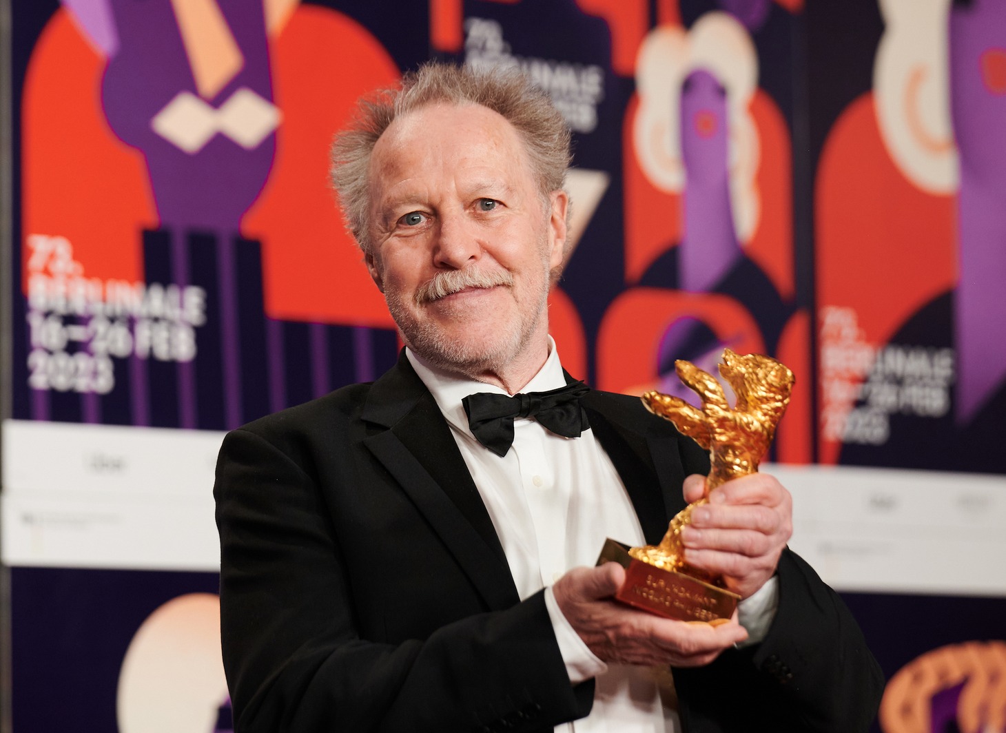 「On the Adamant（英題）」で第73回ベルリン国際映画祭の金熊賞を獲得したニコラ・フィリベール。（写真提供：Annette Riedl / dpa / picture-alliance / Newscom / ゼータ イメージ）