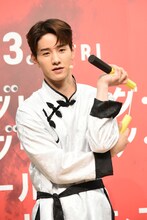 黙々と練習を重ねる佐藤景瑚。