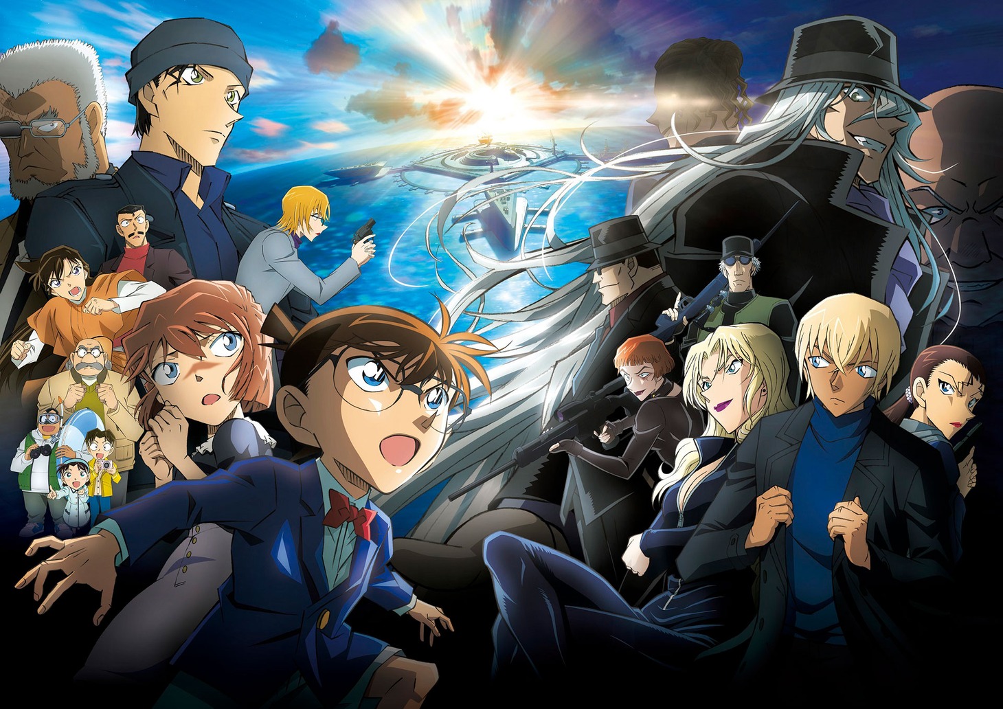 「名探偵コナン 黒鉄の魚影（サブマリン）」ビジュアル (c)2023青山剛昌／名探偵コナン製作委員会