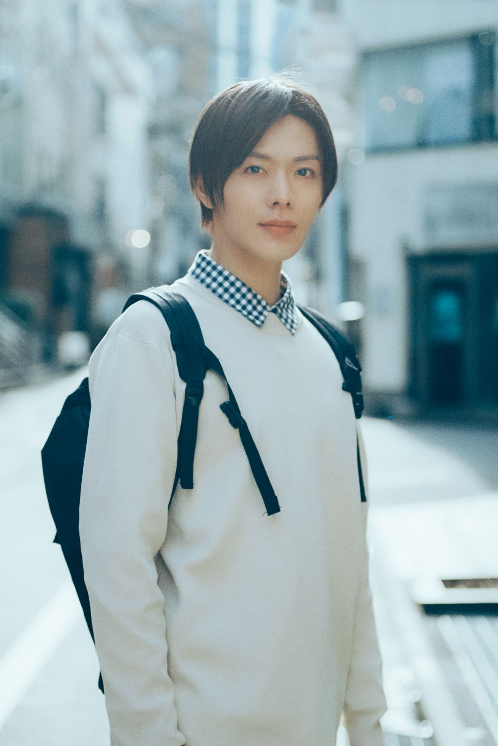 一倉颯役の中本悠太。