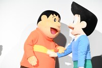 左からジャイアン、スネ夫。