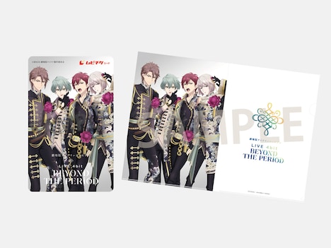 「劇場版アイドリッシュセブン LIVE 4bit BEYOND THE PERiOD」第3弾ムビチケと特典イメージ。