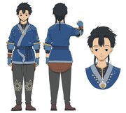 タイムのキャラクター設定画。