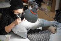 「ザ・ホエール」メイキング写真 (c)courtesy of A24