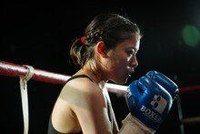 「ケイコ 目を澄ませて」より、岸井ゆきの。(c)2022 映画「ケイコ 目を澄ませて」製作委員会／COMME DES CINÉMAS