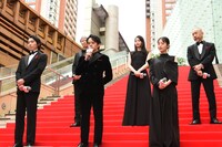 「シン・仮面ライダー」プレミア上映会レッドカーペット / フォトコールの様子。