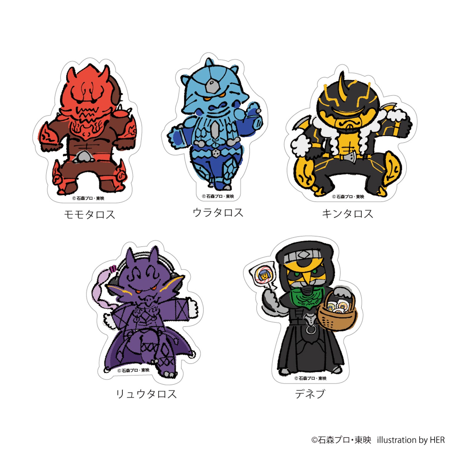 仮面ライダー電王 ステッカーセット（税込1320円）