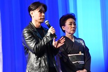 左から堀切園健太郎、木村利惠氏。