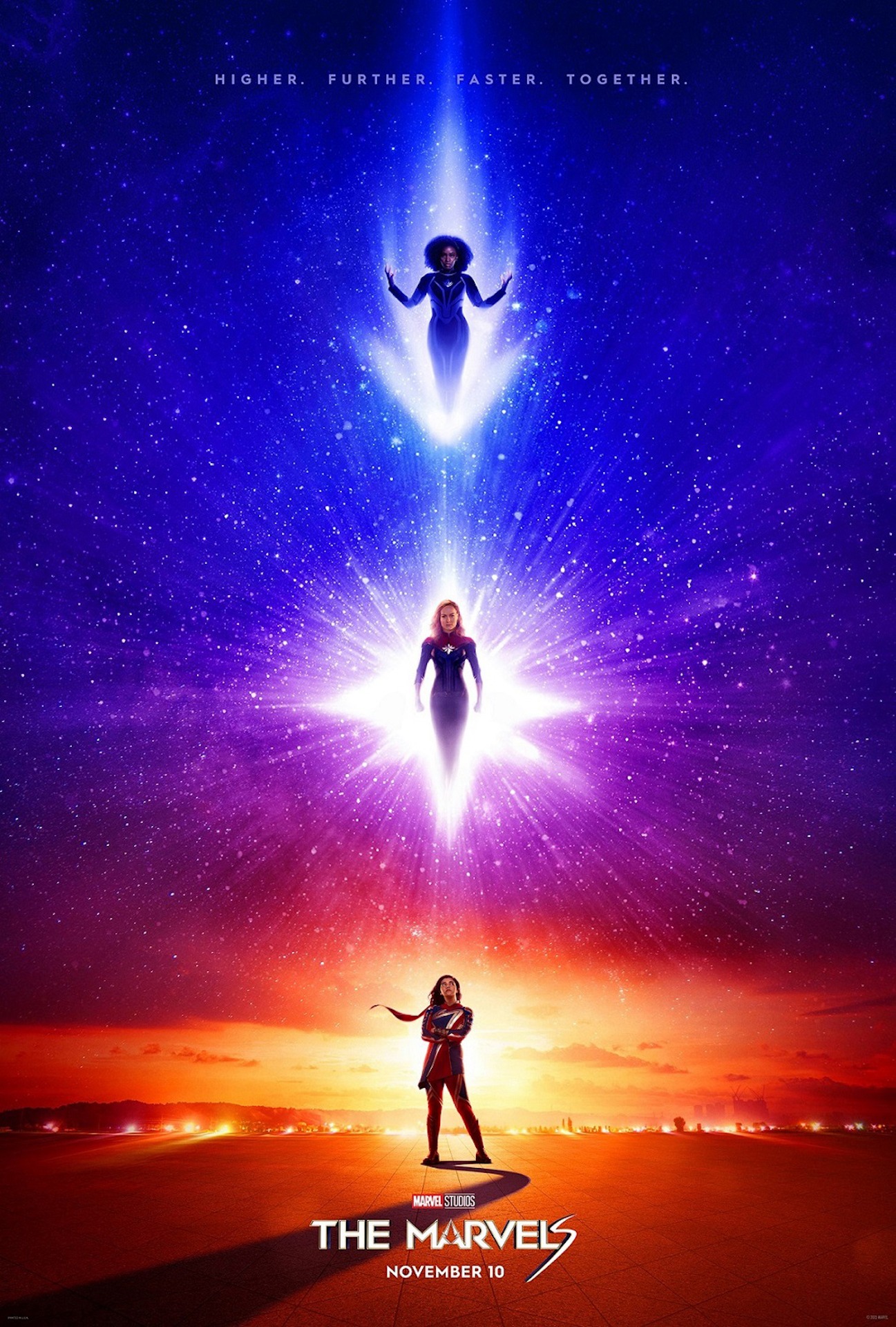 「マーベルズ」US版ポスタービジュアル
