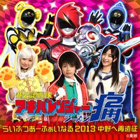 「非公認戦隊アキバレンジャー シーズン痛 らいぶつあーふぁいなる 2013 ～中野へ再遠征～」キービジュアル