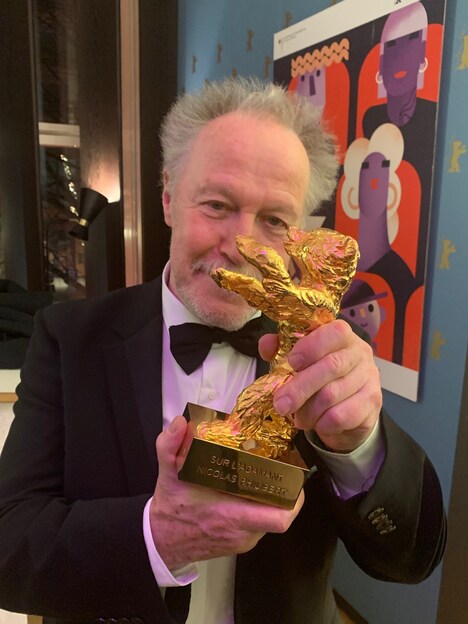 第73回ベルリン国際映画祭でのニコラ・フィリベール。