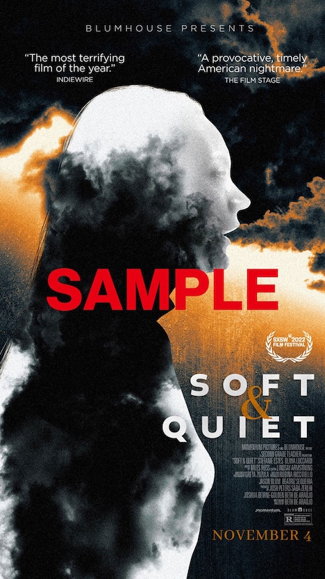 「ソフト／クワイエット」ムビチケオンライン券の特典サンプル。