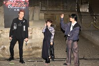 左から木村昴、逢田梨香子、武内駿輔。
