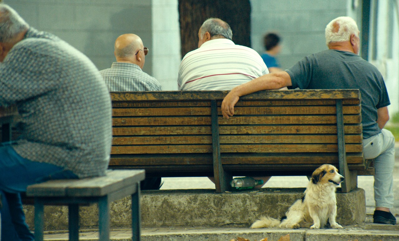 「ジョージア、白い橋のカフェで逢いましょう」場面写真