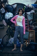 青原明日華役の中村祐美子。