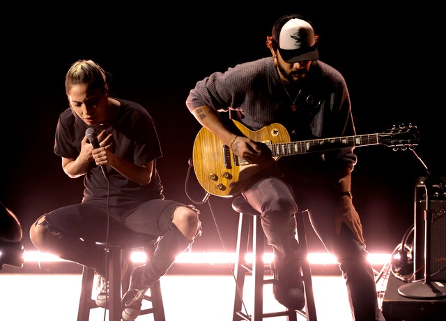 「トップガン マーヴェリック」の主題歌「Hold My Hand」を披露したレディー・ガガ（写真提供：Getty Images）。