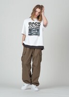 デロリアン（バック・トゥ・ザ・フューチャー）レイヤードTシャツ