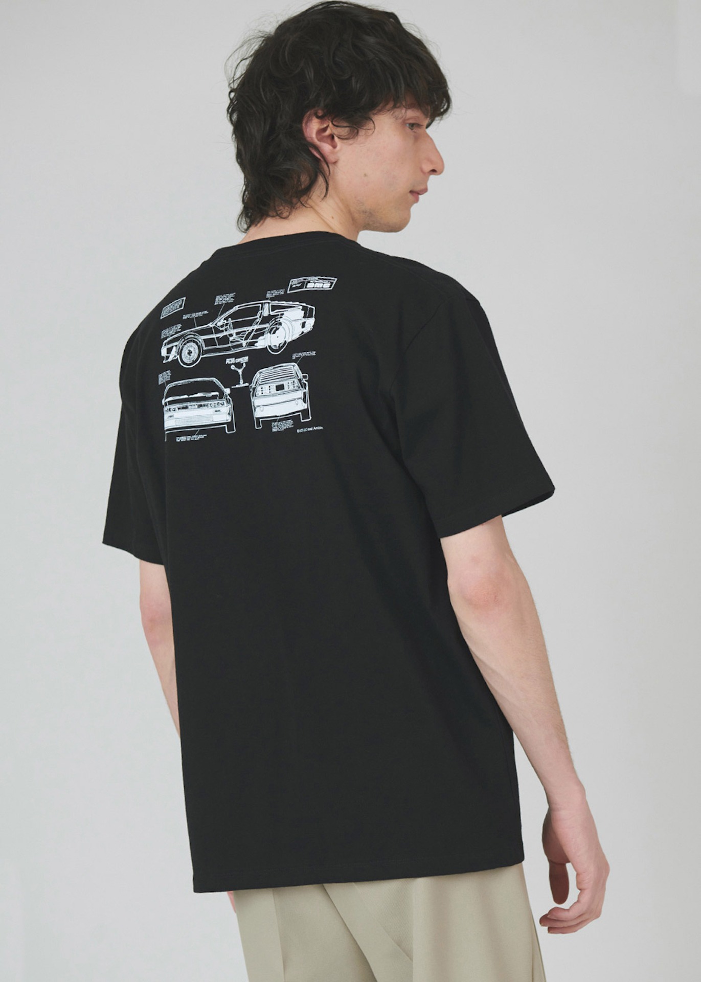 設計図（バック・トゥ・ザ・フューチャー）Tシャツ