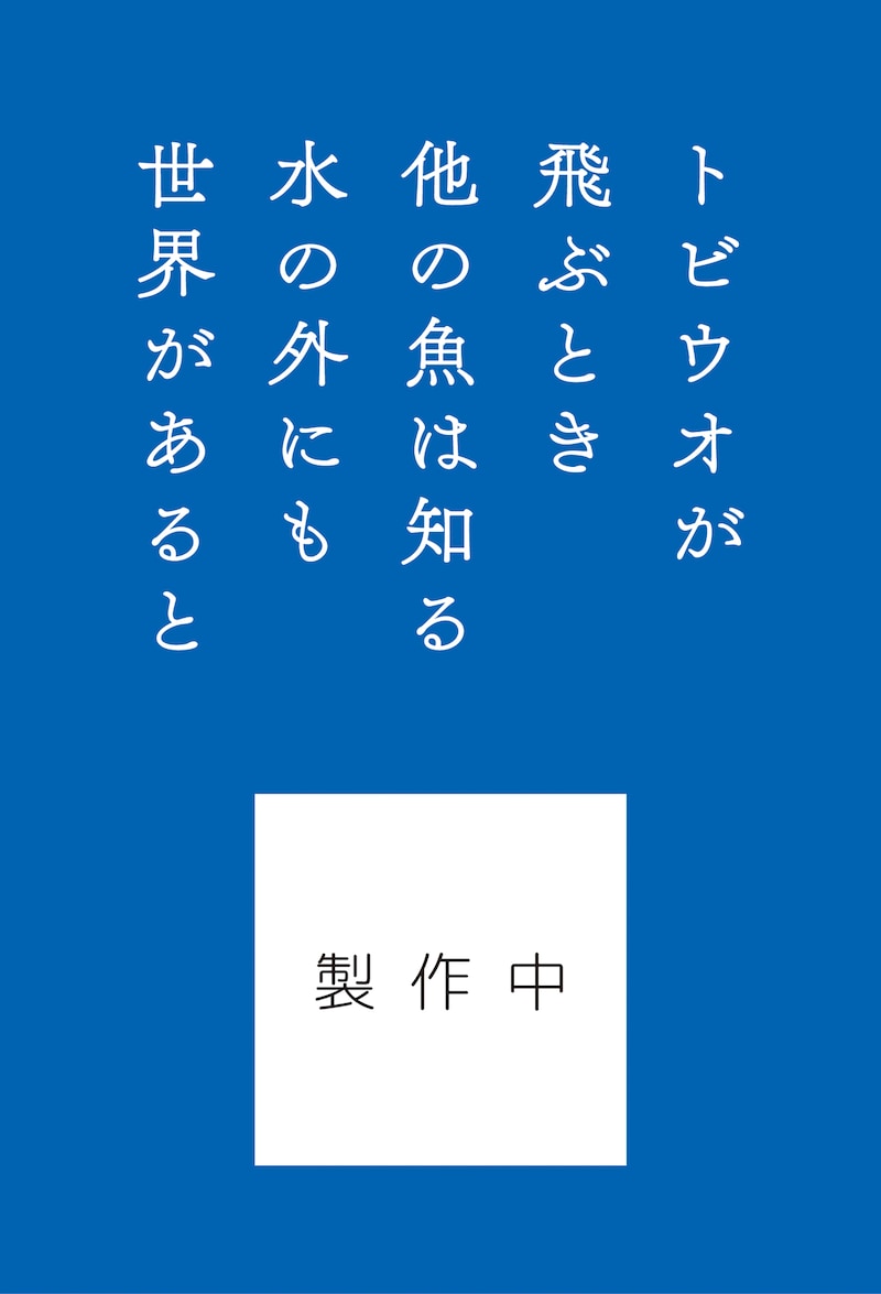 「トビウオが飛ぶとき」書影イメージ（制作中）