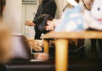 「ぬいぐるみとしゃべる人はやさしい」オフショット