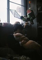 「ぬいぐるみとしゃべる人はやさしい」オフショット