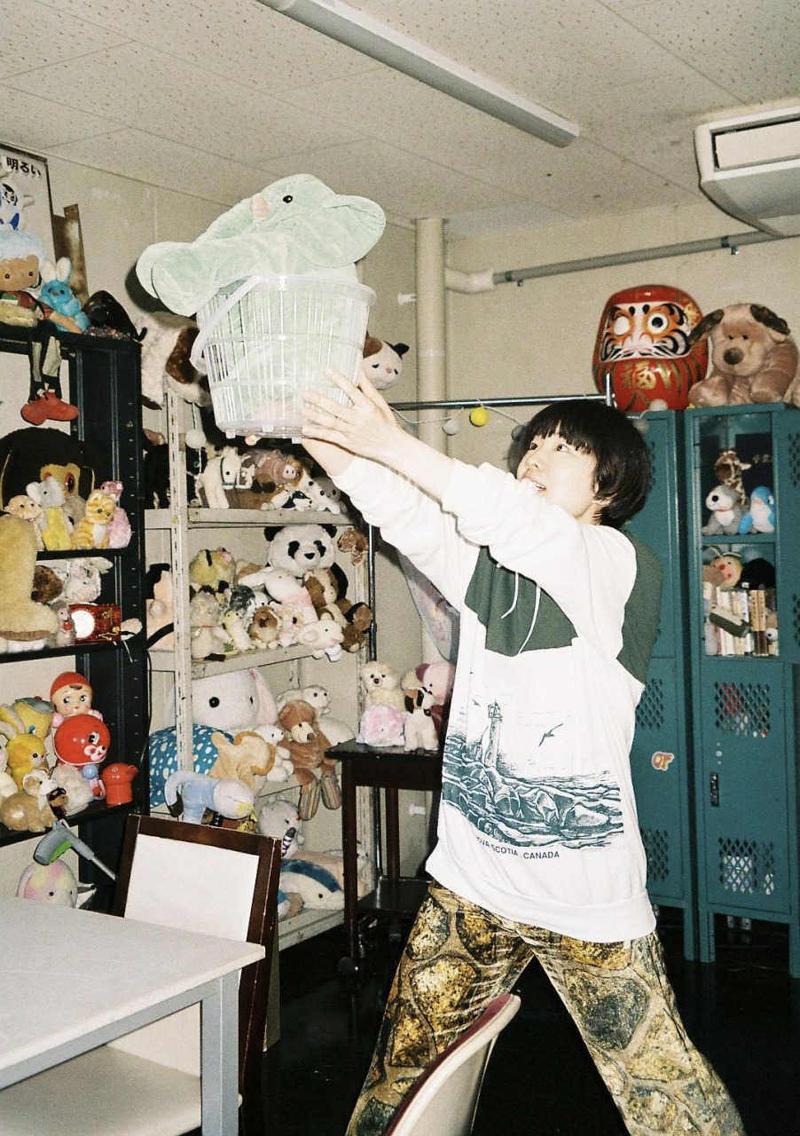 「ぬいぐるみとしゃべる人はやさしい」オフショット