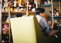 「ぬいぐるみとしゃべる人はやさしい」オフショット