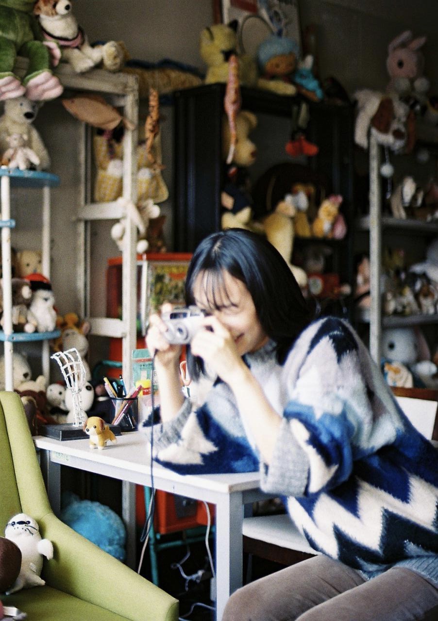 「ぬいぐるみとしゃべる人はやさしい」オフショット
