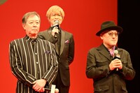 左から堀之紀、古谷徹、立木文彦。