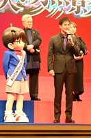 「名探偵コナン 黒鉄の魚影（サブマリン）」完成披露試写会の様子。