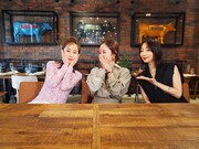 左から田中みな実、神崎恵、MEGUMI。