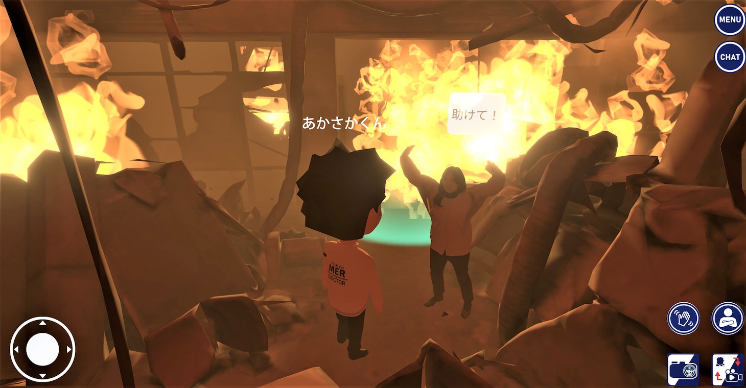「劇場版 TOKYO MER～走る緊急救命室～」メタバースのイメージビジュアル。