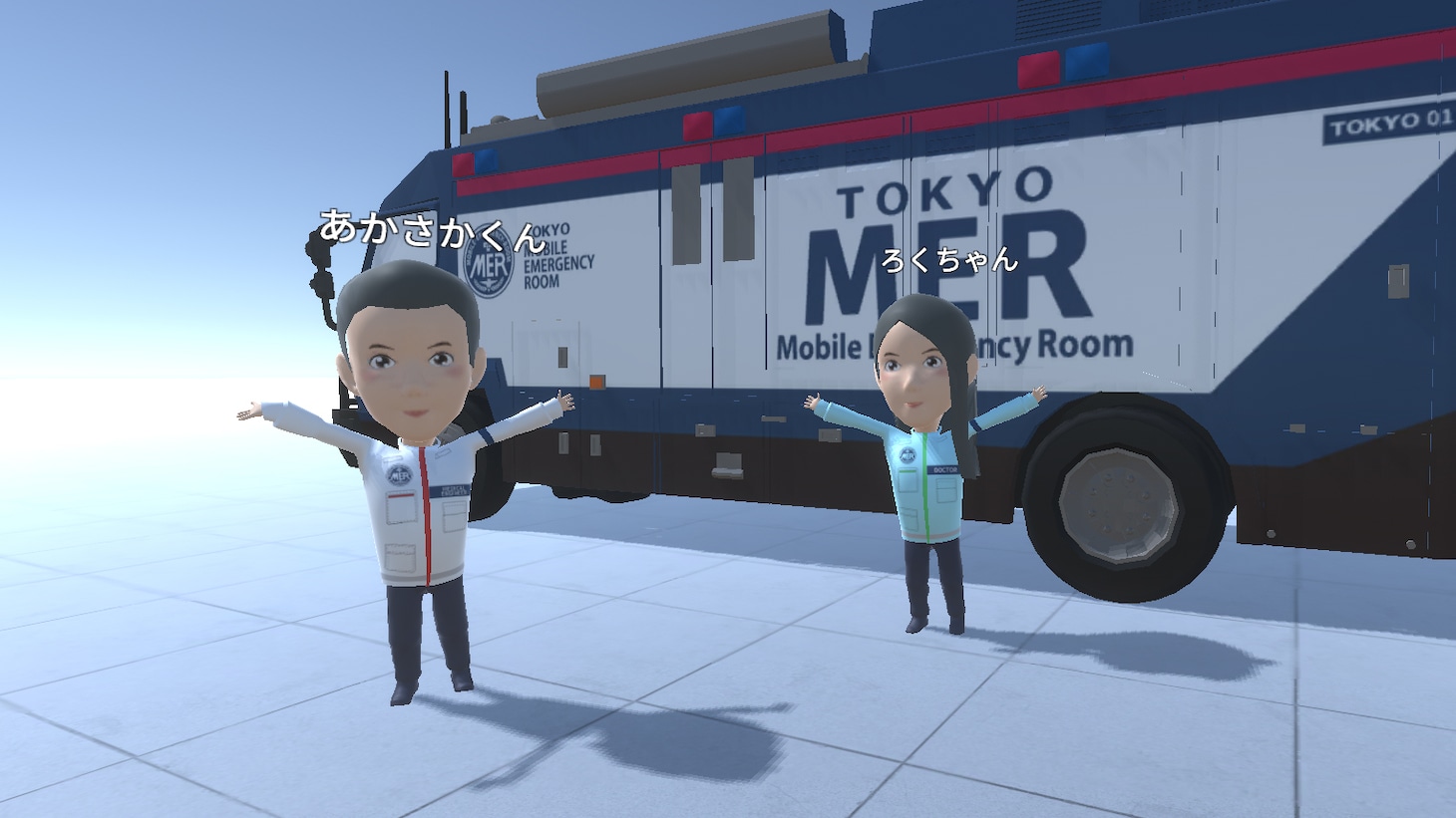「劇場版 TOKYO MER～走る緊急救命室～」メタバースのイメージビジュアル。